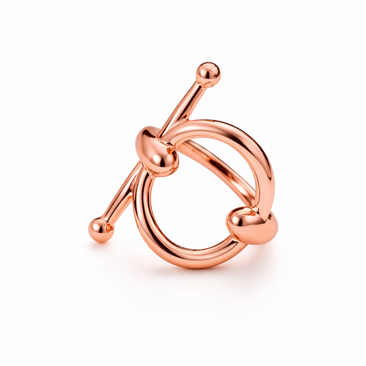 Luxury Sonato Scarf Ring – Elegant Designer Scarf Accessory