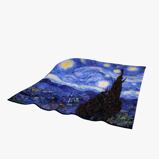 Premium Silk Bandana in Saxe Blue – Timeless Designer Style