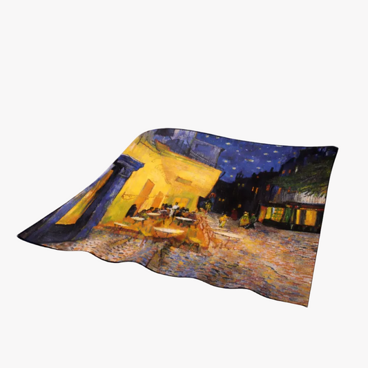 Premium Silk Bandana Van Gogh Cafe Terrace – Timeless Designer Style